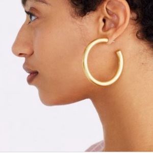 Madewell chunky gold hoops